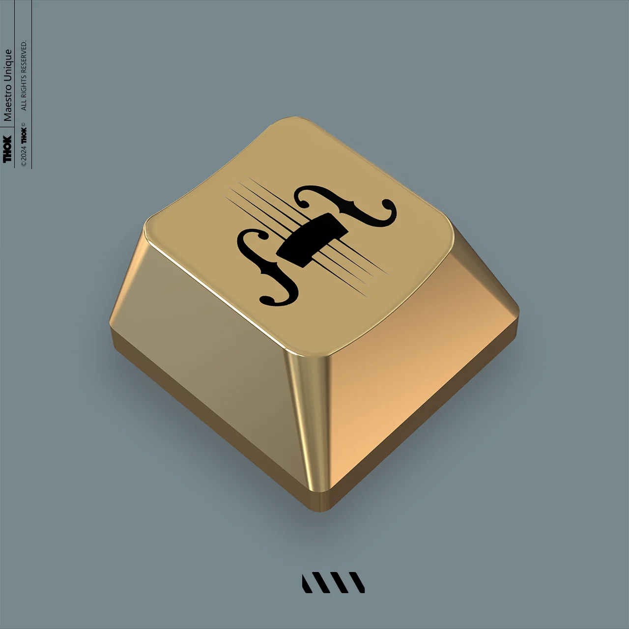 

THOK Maestro Unique Pvd metal brass keycap