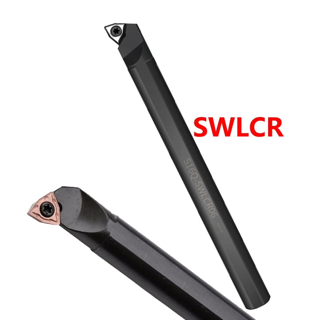 

OYYU Internal Tools Holder Boring Lathe Cutting Tool Cutter S08K S10K S12M SWLCR04 S16Q S20R S25S SWLCR06 For WCMT06T308 Inserts