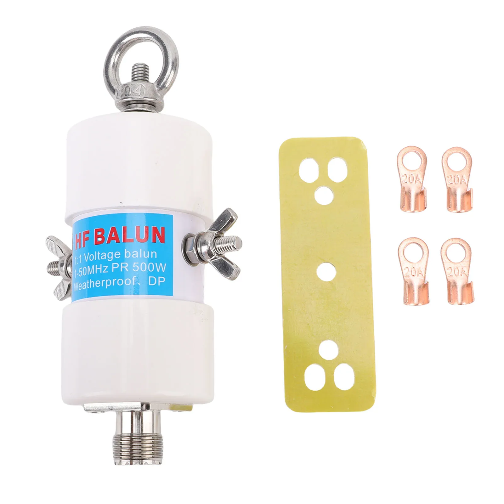 

Балун для коротковолновых радиоантенн 1-50 МГц, 500 Вт, 1:1, для дипольных антенн, для самостоятельной сборки