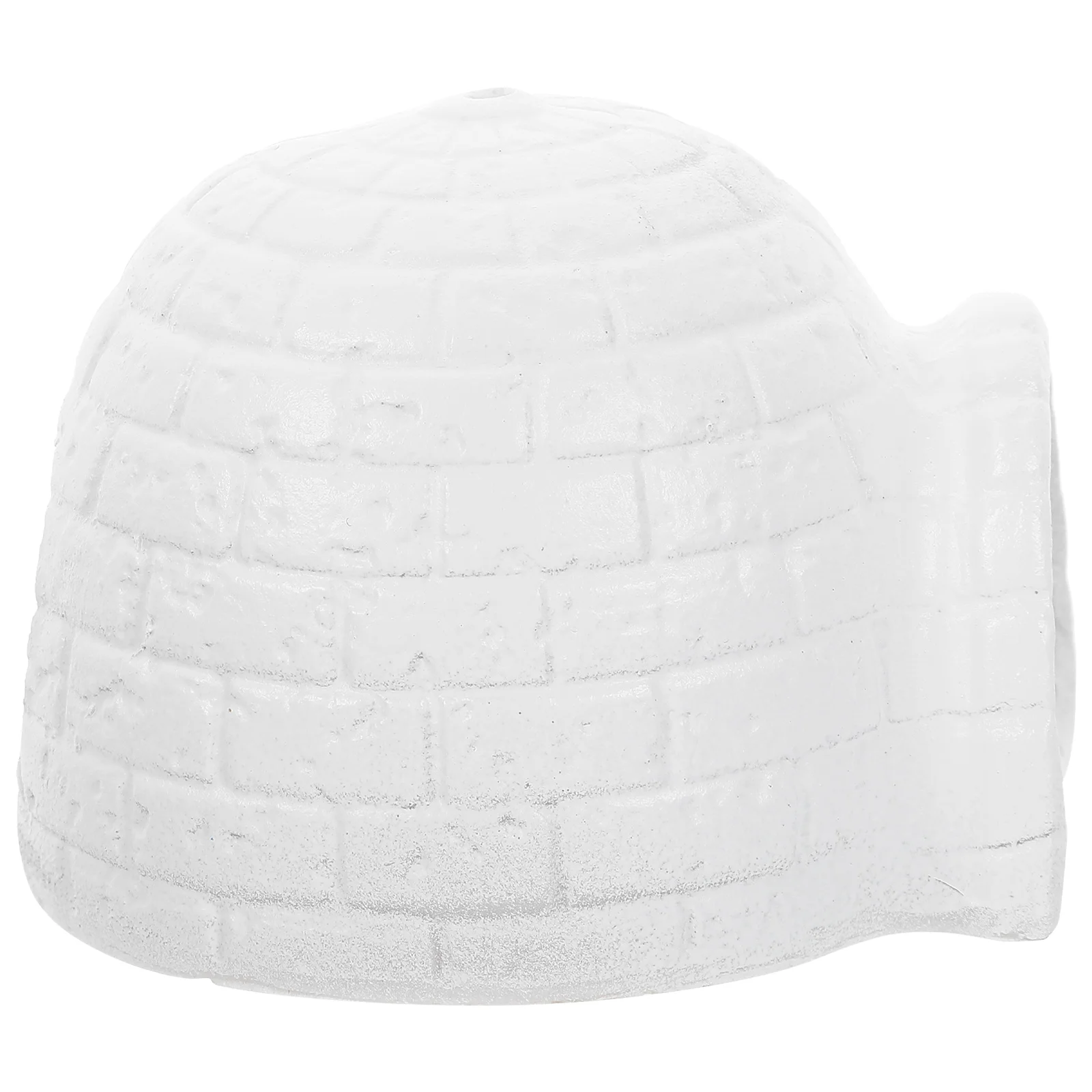 

Resin Igloo Tank Hideout Polar Aquarium Landscape Decor Small Exquisite Decorative Ice Ornament for Fish Shrimp