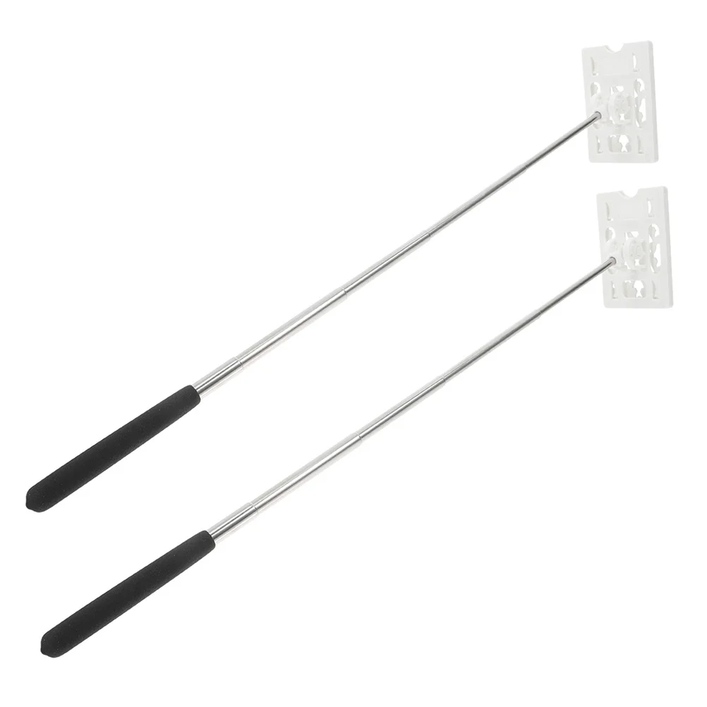 2Pcs Telescopic Parking Rod for Car Contactless Payment Parking Card Swiping Tool Retractable Driveway