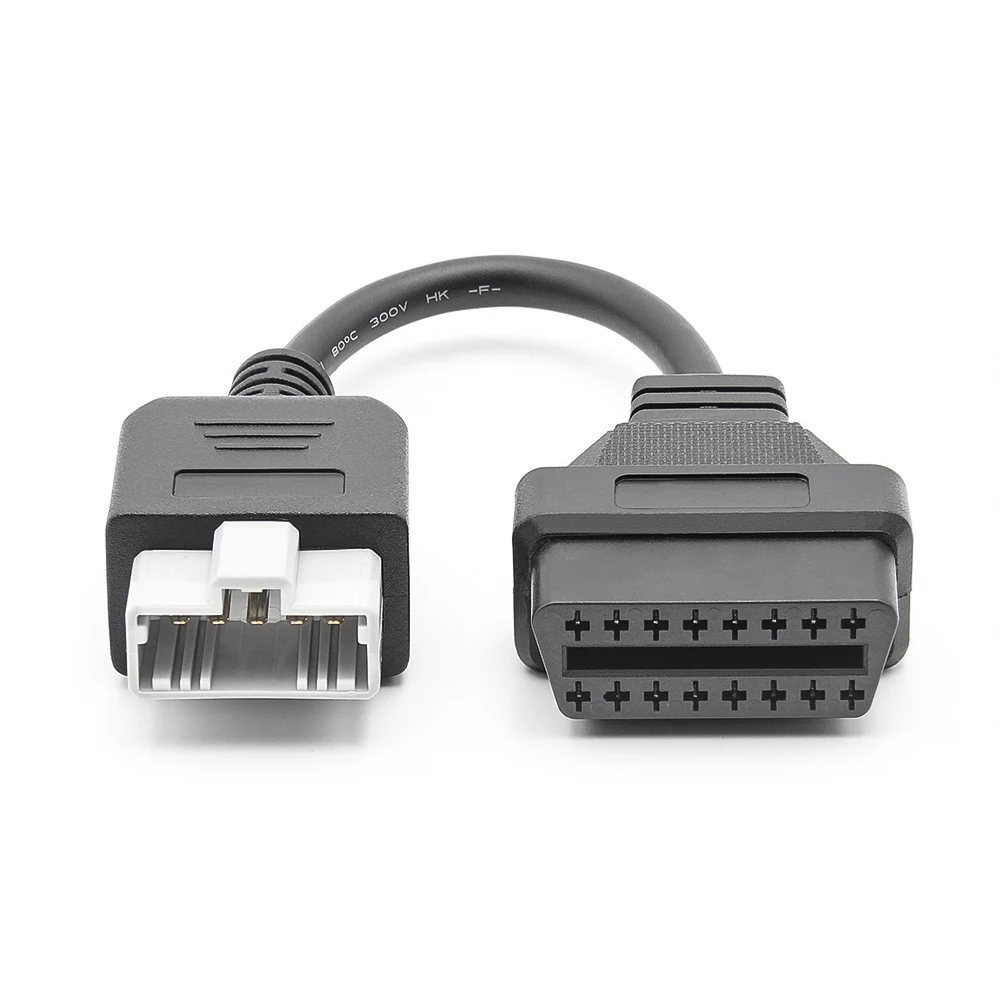لهوندا 5Pin obd إلى obd2 16pin أنثى obdii سيارة تشخيص موصل محول تمديد كابل #3