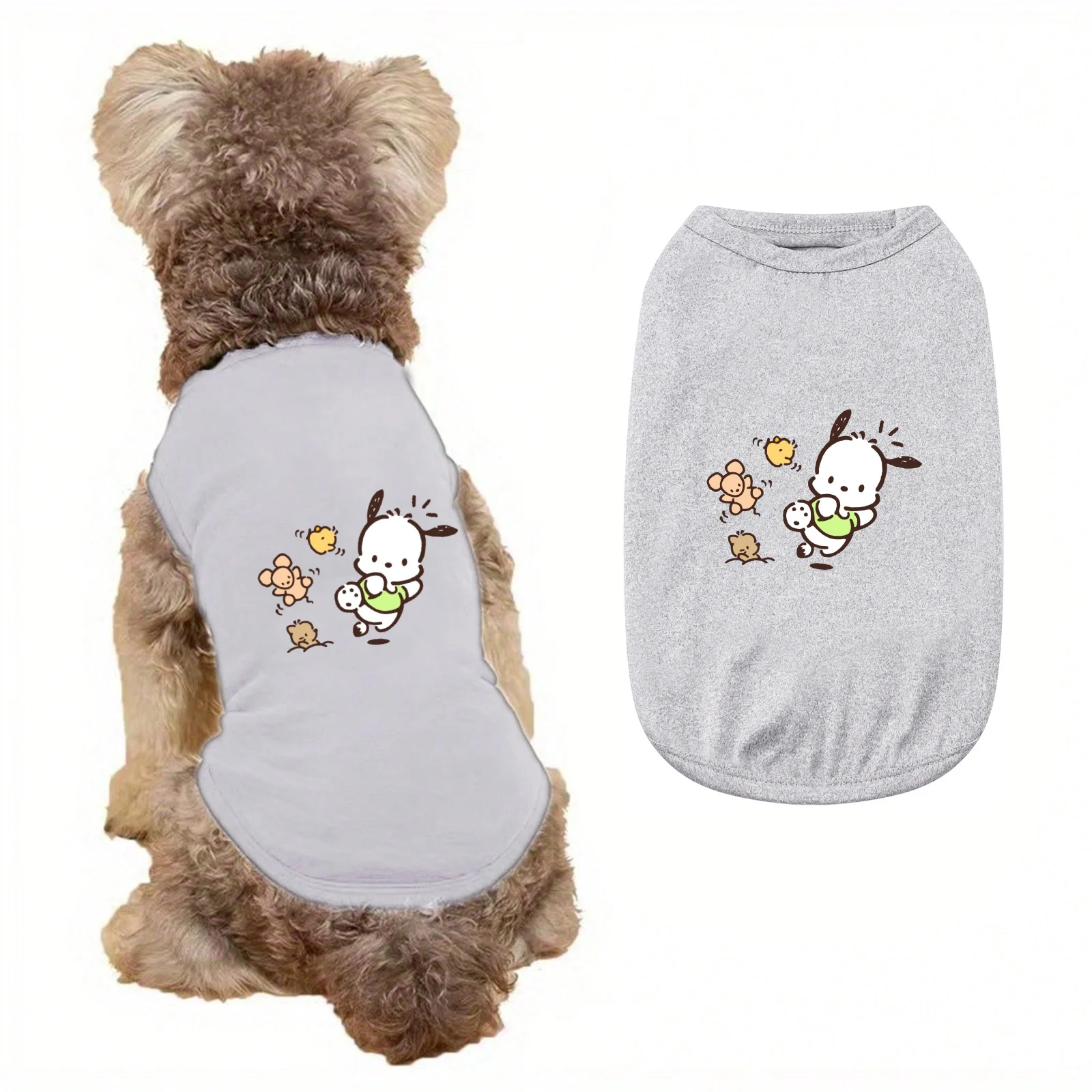 1pc Classic multicolored printed pet vest, Pachacco Pattern 