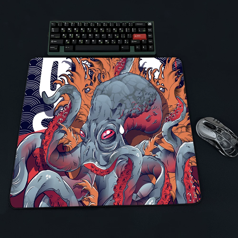 Waterproof Gaming Mouse Pad 45*40cm Gamer Professional E-Sports Mousepad Octopus Balance Computer Mouse Mat Premium Keyboard Mat