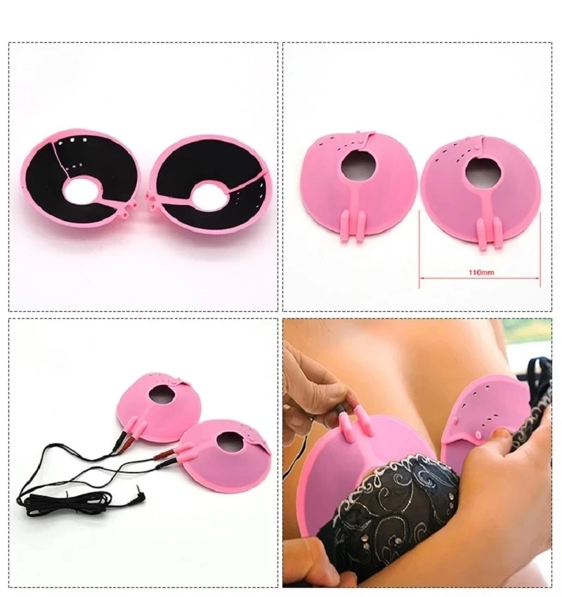 18+ Adult Taser Electro Stimulation Massage Masturbation Pulse Anal Butt Plug Estim Penis Ring Nipple Sucker Clamps Electroshock