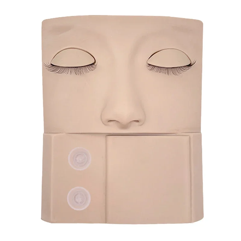 Tête de formation en silicone avec tête amovible, modèle de tête de pratique pour les yeux, extension de légion greffée, nouveau