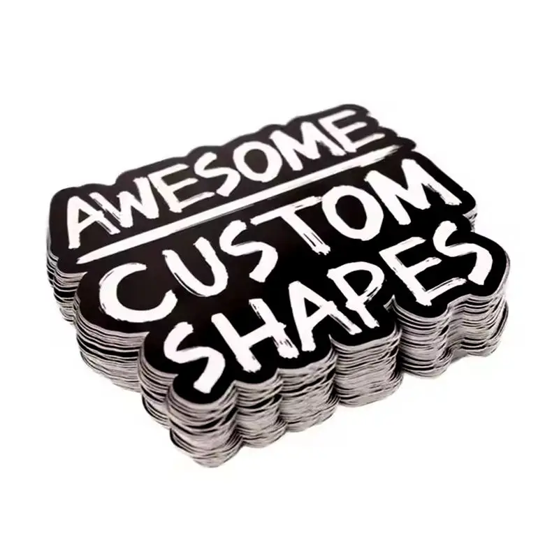 100 Stück Personalisierte Vinyl-Aufkleber, Etiketten, Gestanzte Wasserfeste Etiketten für Verpackungen, Hochzeiten, Partys und Geschäfte – Detail 4