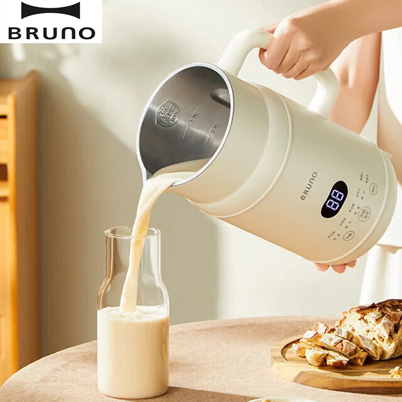 Bruno-家庭用多機能豆乳メーカー,ミキサー,壁掛け,オプションの600ml