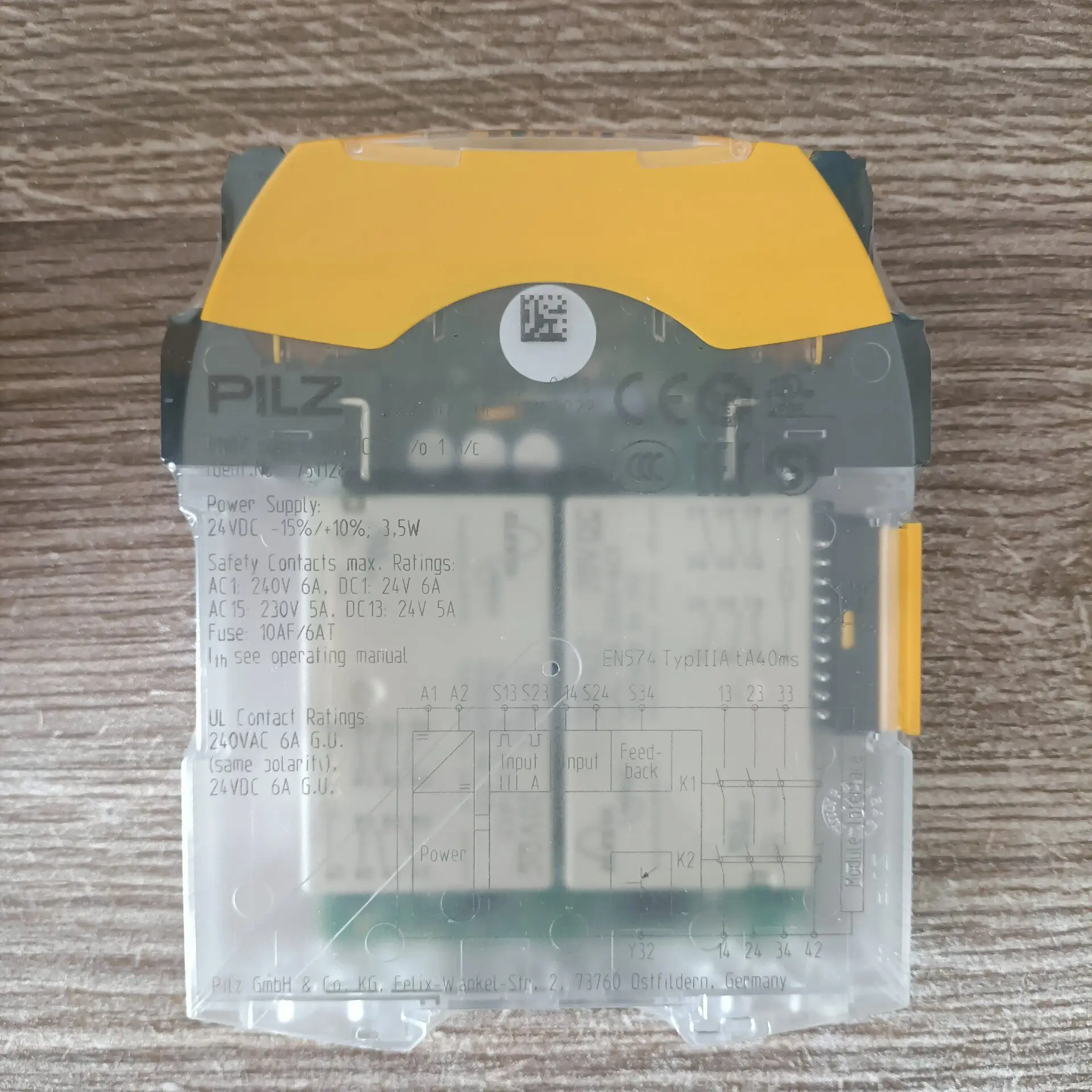 New PILZ PNOZ s6.1 safety relay model 751126 in Stock