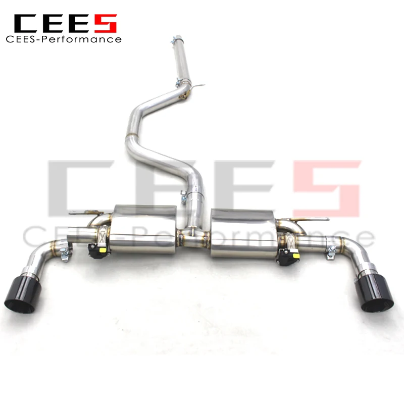 

Выхлопная система CEES для VW GOLF 7/7, 5 MK7/MK7.5 GTI 2,0 T 2014-2020, качественная выхлопная труба из нержавеющей стали