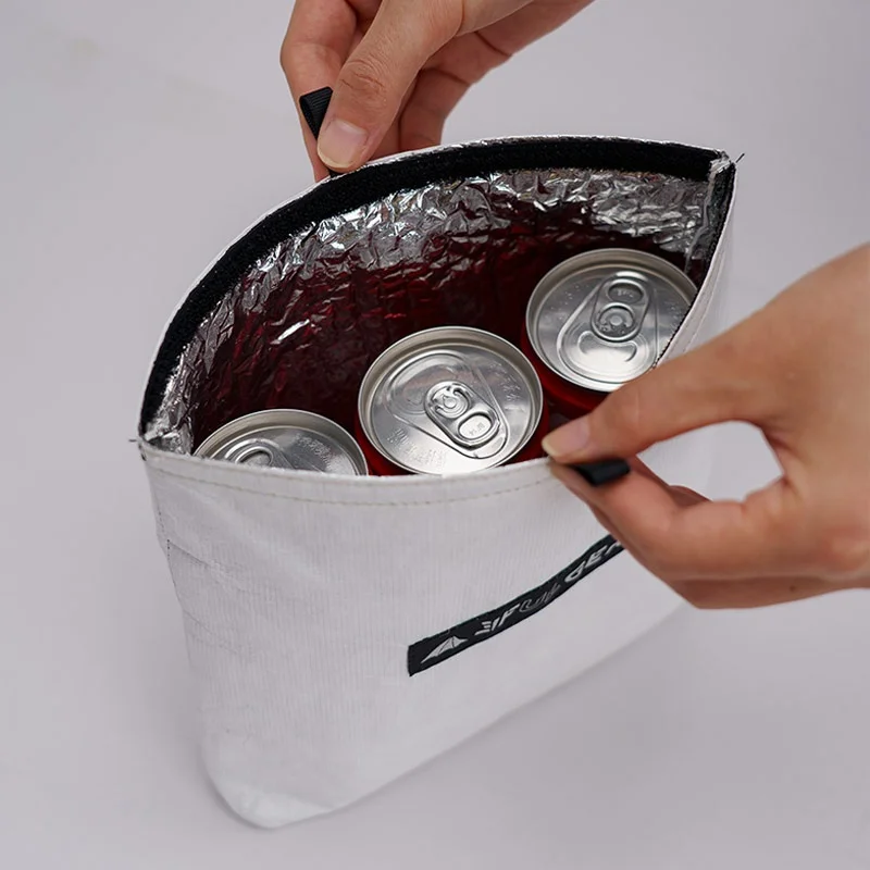 3F UL GEAR Outdoor Camping Thermal Pouch Insulation Bag Portable Ultralight Aluminum Foil Insulated Tyvek Thermal Bag  Hiking