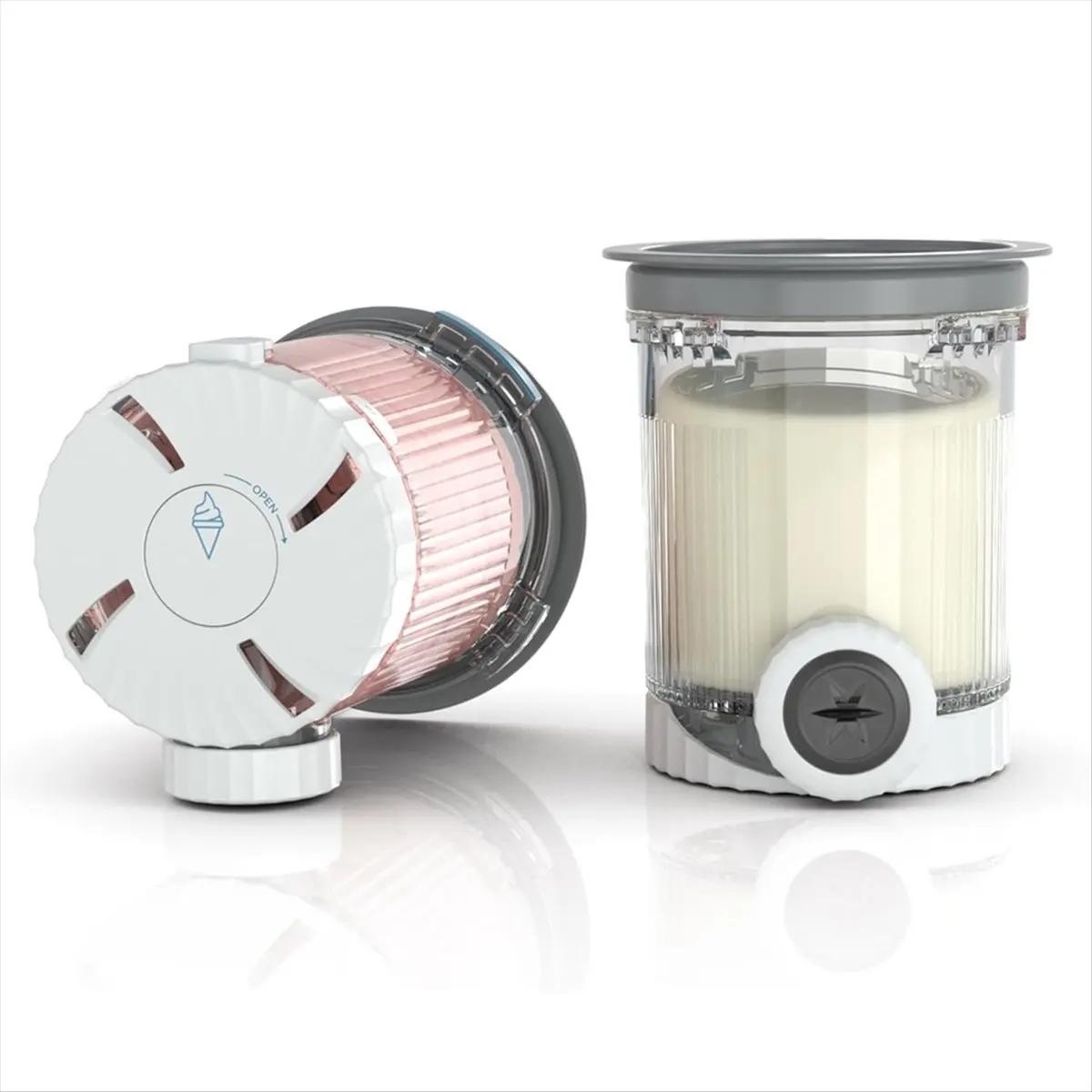 

Набор из 2 пинтов и крышек A20M для аппаратов для мороженого и мягкого мороженого серии Swirl NC700, можно мыть в посудомоечной машине, XSK7PNTLD2