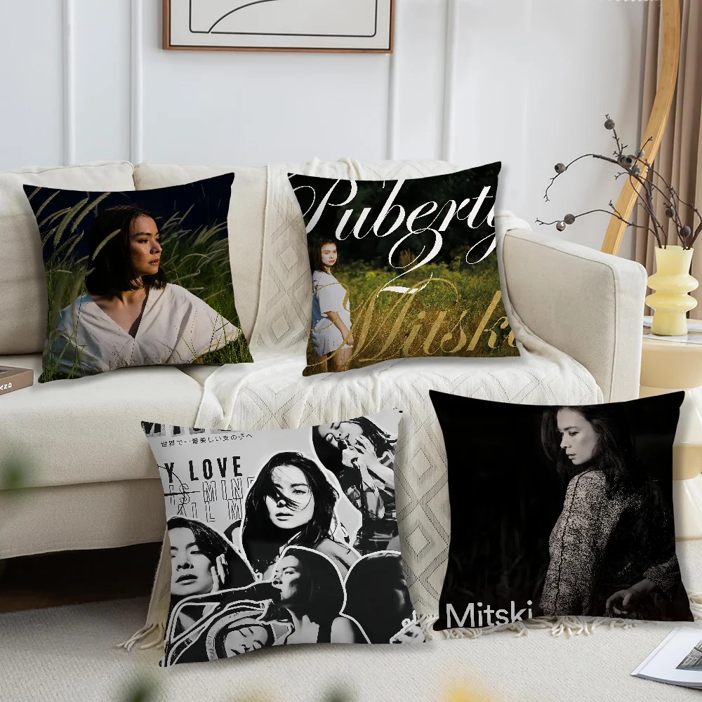 Singer M-Mitski Comfortable soft Pillow Case for Sofa Living Room Home office Decor and Protective Covers