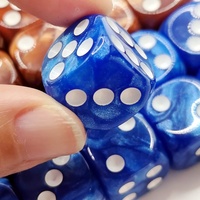10pcs1.6cm D6 Dice Game 6 Faces 16mm Dice Casino Game Dice Not Mini Dice  For Table Board Game