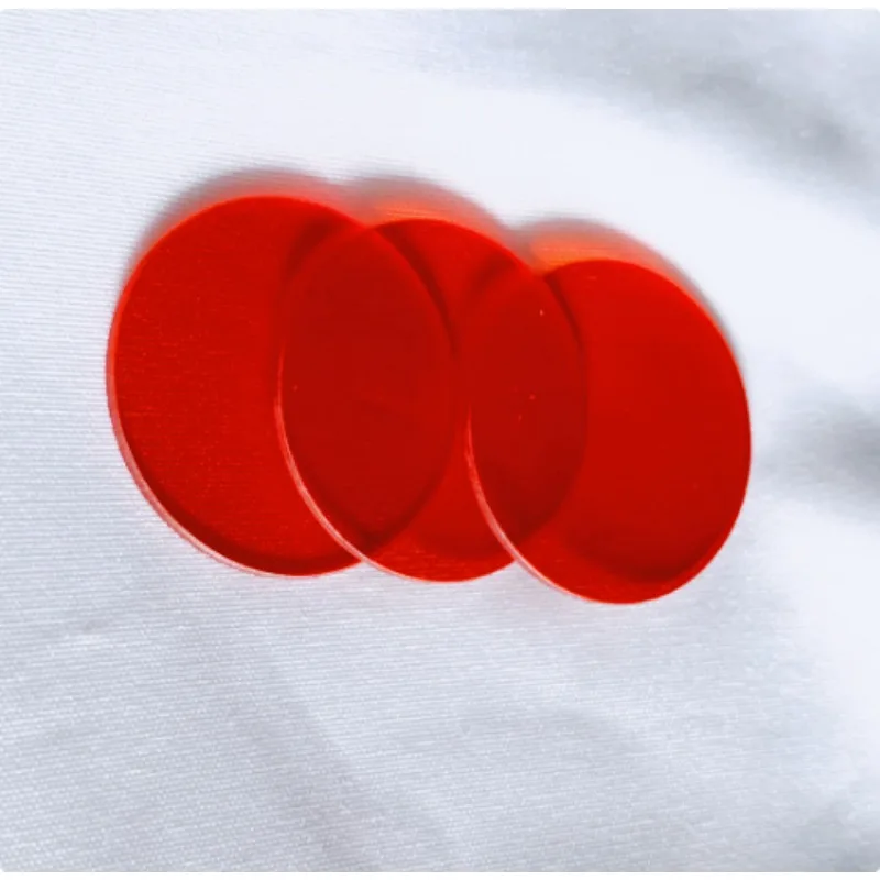 Diameter 29.5mm Halogen Xenon Lamp Cold Light Source Filter Red Light Heat Resistant Explosion‑proof Infrared Filter Glass Sheet