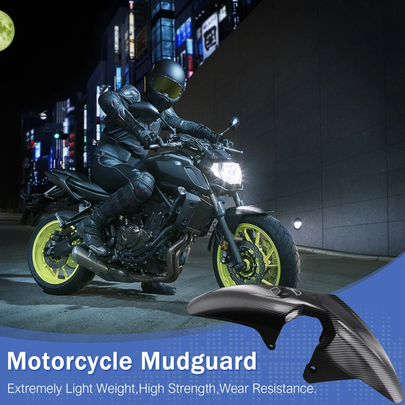 Motorcycle Front Wheel Fender Mudguard Mudflap Splash Mud Guard Cover Fit For Yamaha MT-07 MT07 2018-2023