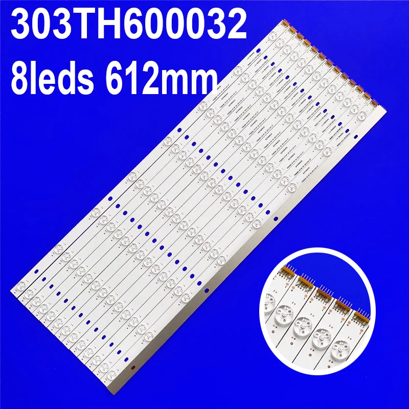 

Светодиодная подсветка для телевизора 60 дюймов T600D3-NA10-D01 LC-60LE452U TF60D08-ZC14F-02 303TH600032 L.14.13600005 SE60GY24 ELEFW601 14 шт./компл.