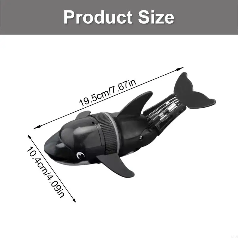 Elektryczna zabawka do kąpieli delfinów na kółkach Automatyczna zabawa w wodzie do pływania dla małych dzieci w wieku 3+ A2UB