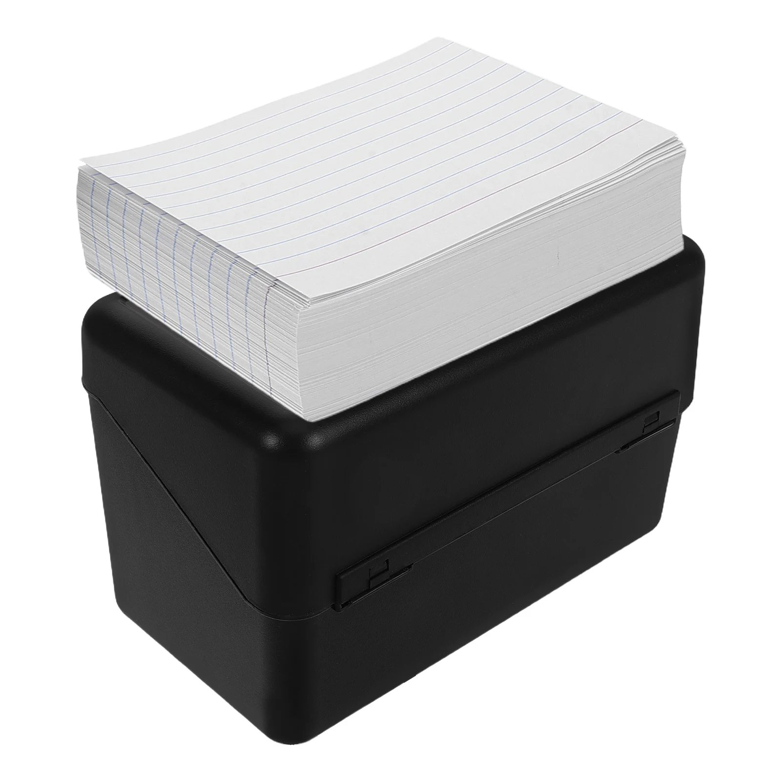 

Index Card Storage Box Memo Holder Greeting Paper Flash Container Office Note Organizer Multifunctional Design Large Capacity