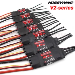 Hobbywing Skywalker ESC Controlador de velocidade, UBEC para RC FPV Quadcopter, Avião Drone, 20A, 30A, 40A, 50A, 60A, 80A, 100A, Série V2