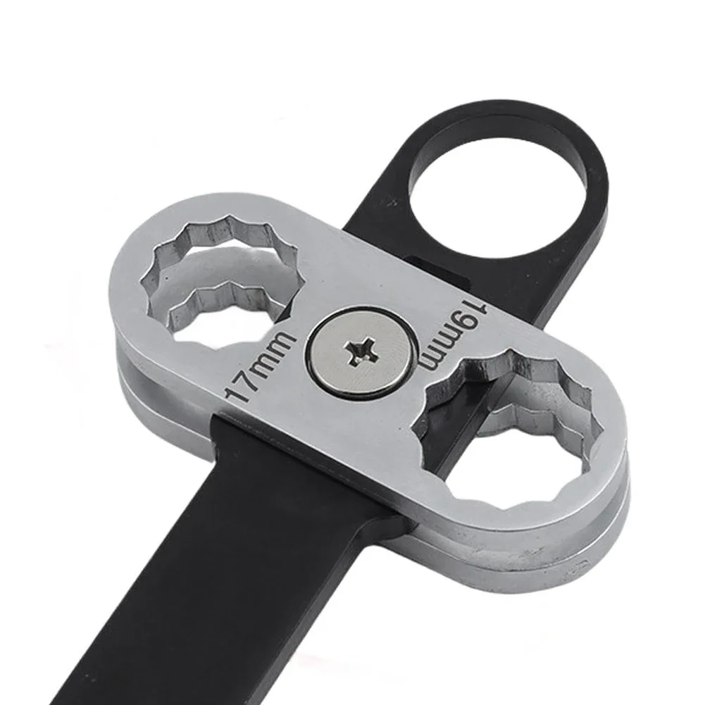 360 Degree Rotatable Wrench Ergonomic Grip Tool 8-in-1 Wrench Tool 360-Degree Rotation Fire-Hardening Treatment