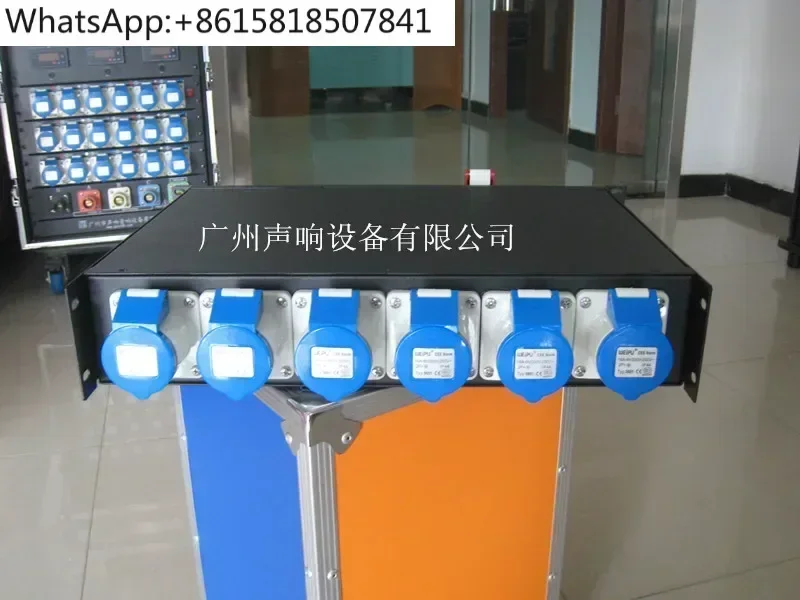 32A Three Phase 2U Rack Mount Panel Swith Board