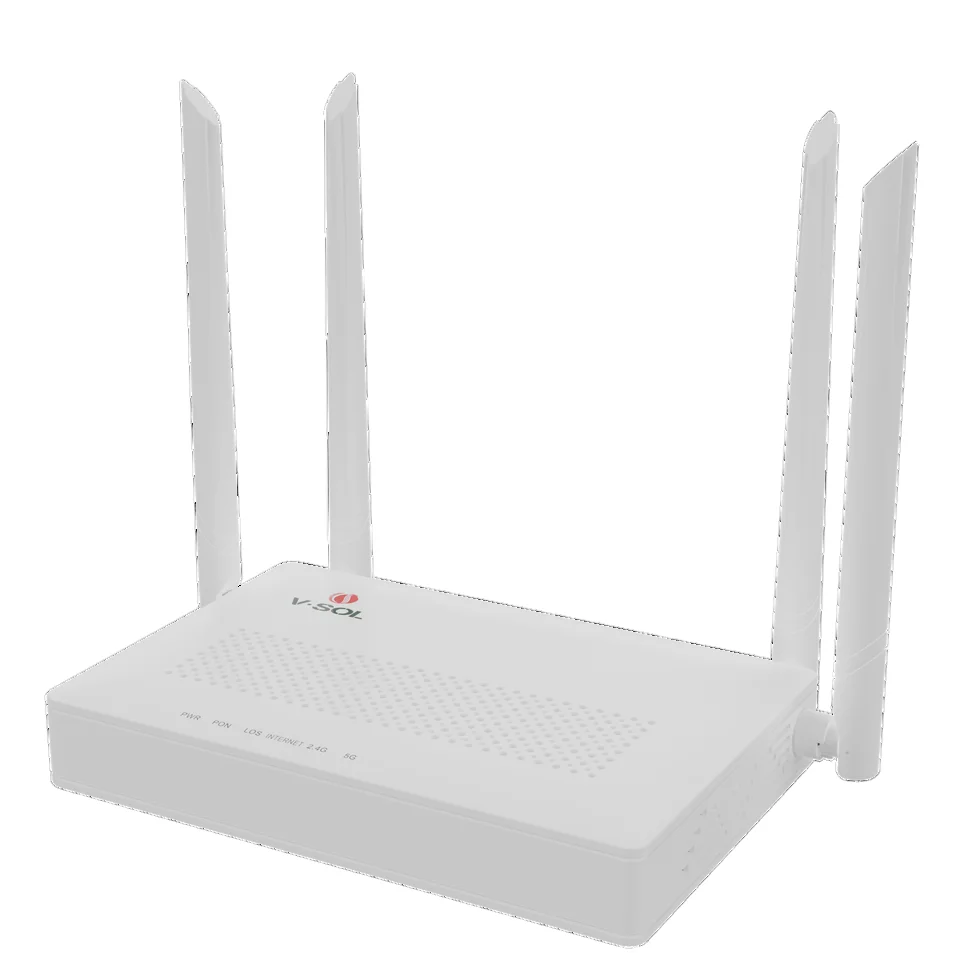 V2802DAC XPON 2GE+WiFi 5 dual band  2 port xpon dual band ONU   AC1200 WiFi ONT support Epon Gpon 2.4G 5G wifi5