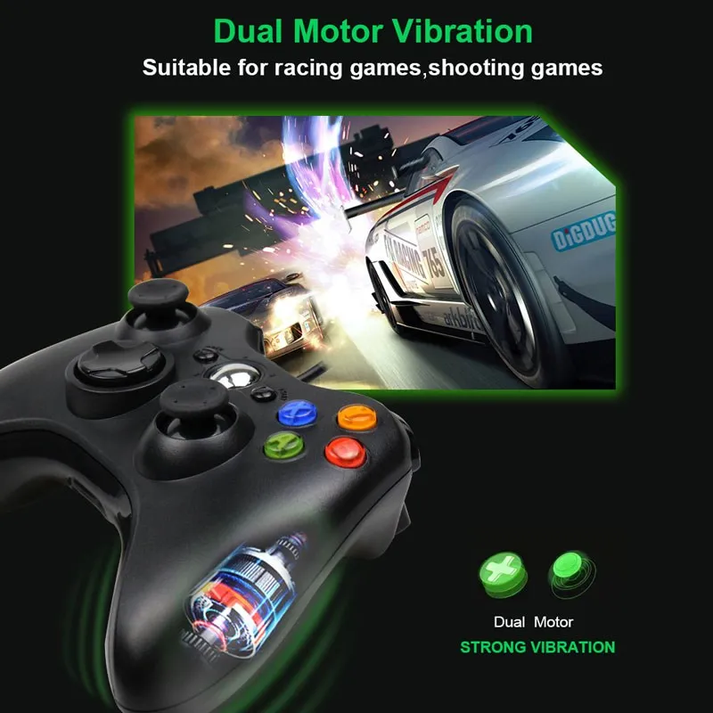 USB Wired Controller For Xbox 360 /360 slim gamepad Joypad Joystick For Microsoft XBOX360 Console For PC Windows 7,8,10,11