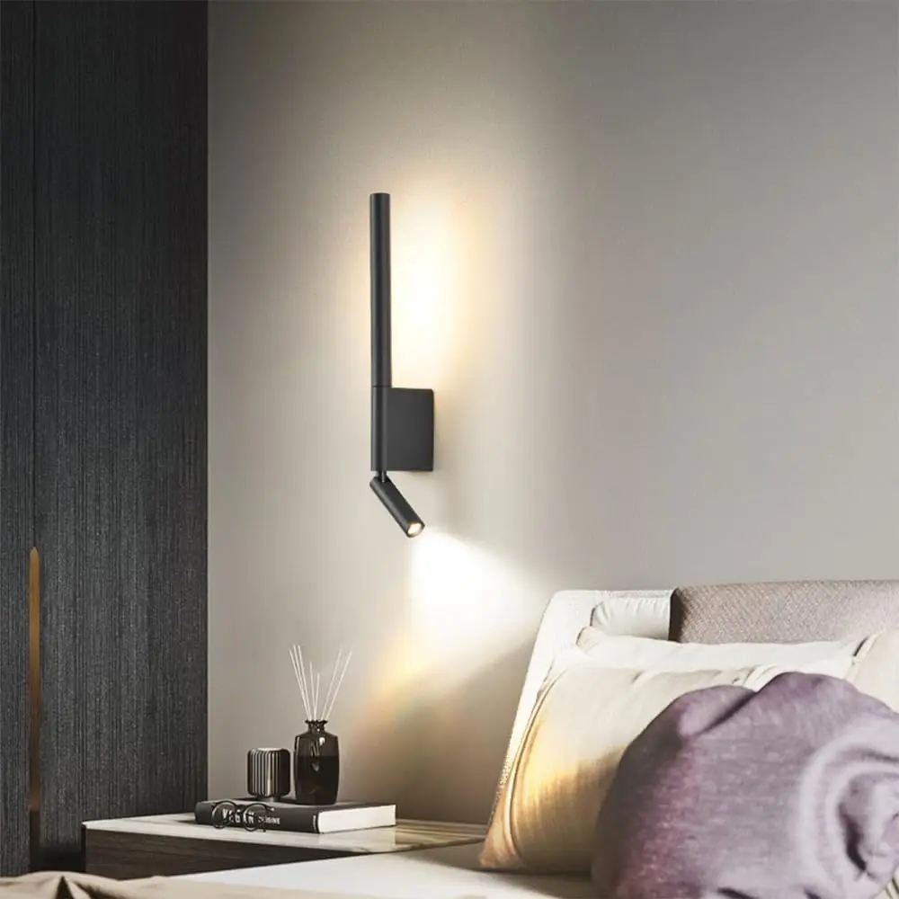 LED Modern Wall Lamps Light Sconce for Bedside Living Room Bedroom Hotel Folding Rotation Spotlights With Switch Reading Light