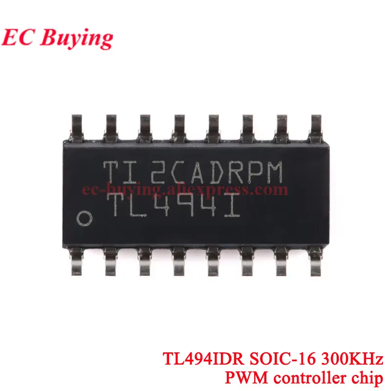 1Pc-5Pcs TL494 PWM Controller Module Adjustable 500Hz-100KHz DC 7V-40V 5V 250mA 1000mW Power Supply Board PCB TL494IDR Chip