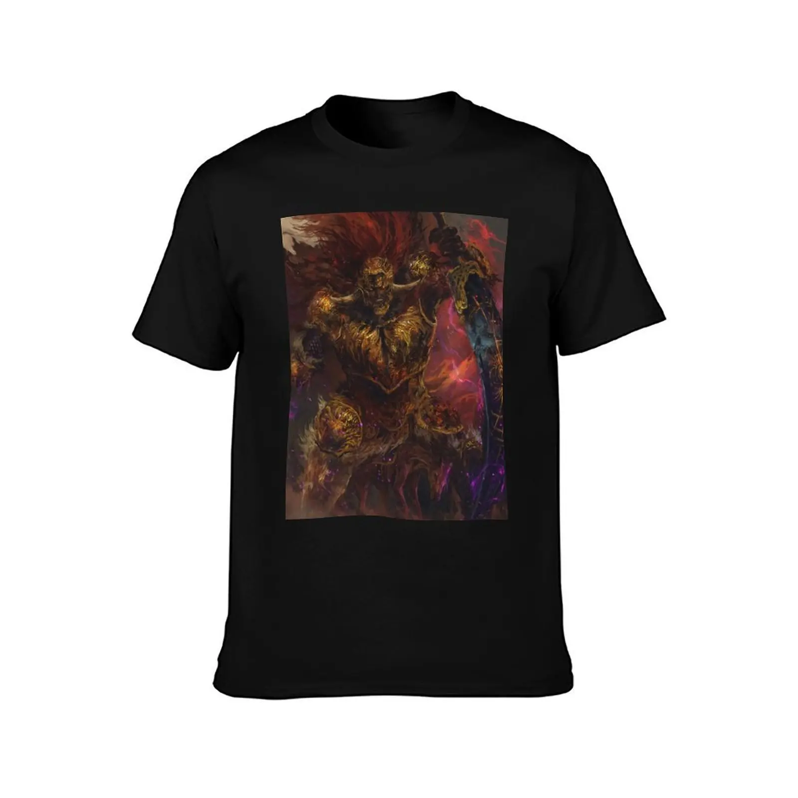 Scourge of the Stars T-Shirt, Summer Casual Cotton Tee, Oversized Streetwear Tops, Vintage Graphic Print, Loose Fit Short Sleeve