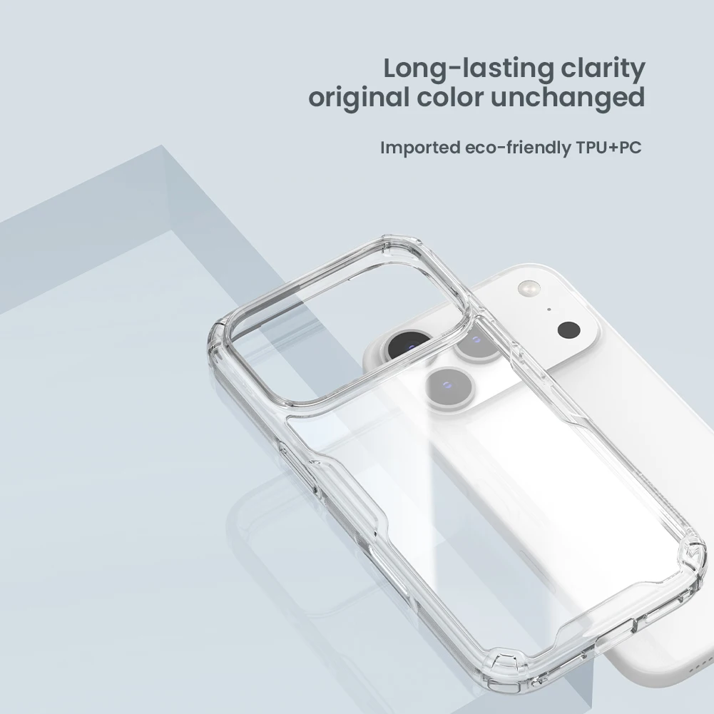 NILLKIN Schutzhülle für iPhone 18 Pro MAX, Nature Pro, passgenaue Hülle, transparente Schutzhülle für iPhone 17 Pro Max/18 Pro Max – Detail 5