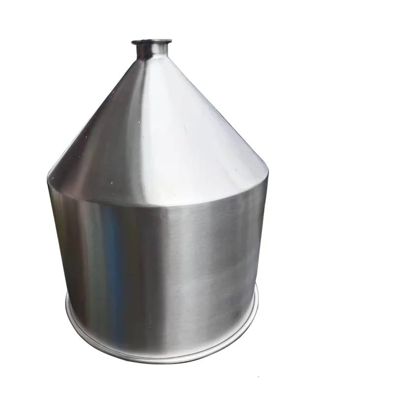 304 stainless steel hopper, funnel, injection molding machine storage bucket, conical hopper, lower bucket, custom hopper