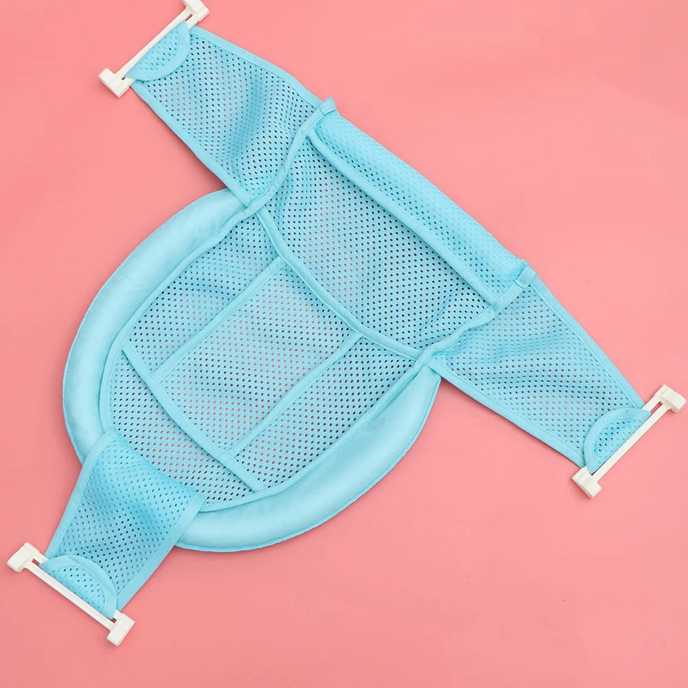 

2 шт., поддержка детского сиденья для ванны, регулируемая нескользящая сетка для купания младенцев, мягкая подушка, коврик для ванны для малышей, детский коврик для ванны