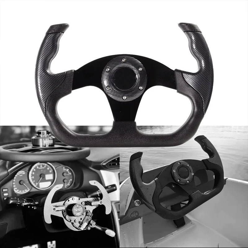 

Модифицированный руль для спортивных гонок — универсальный ПУ 13 дюймов, D-образный руль для дрифта, аксессуары для обновления автомобиля