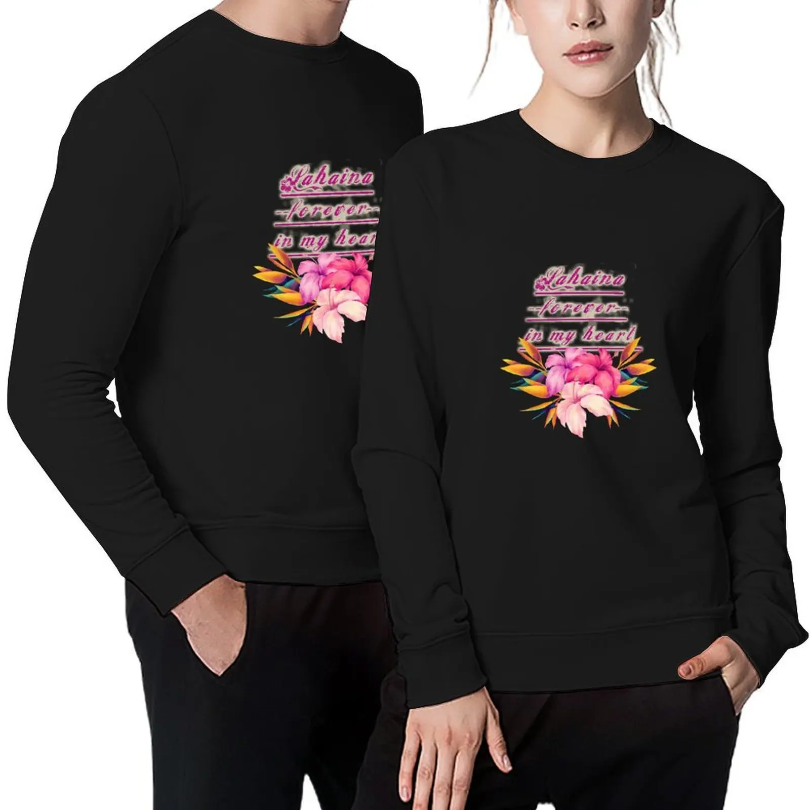 

Lahaina Forever in my Heart 2 Pullover men's clothing korean autumn clothes men's sweat-shirt anime clothing sweatshirts for men