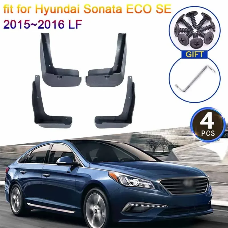 

for Hyundai Sonata ECO SE 2015~2016 i45 LF Mud Flaps Splash Guards Flap Mudguards Fender Front Rear Wheel Car Stying Accessories