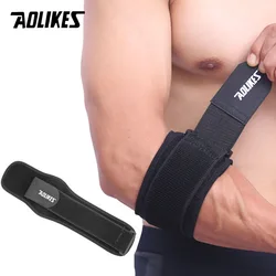 AOLIKES 1PCS Tennis Elbow Braces for Tendonitis and Tennis Elbow,Golfers Elbow Forearm Brace Straps and Compression Pad