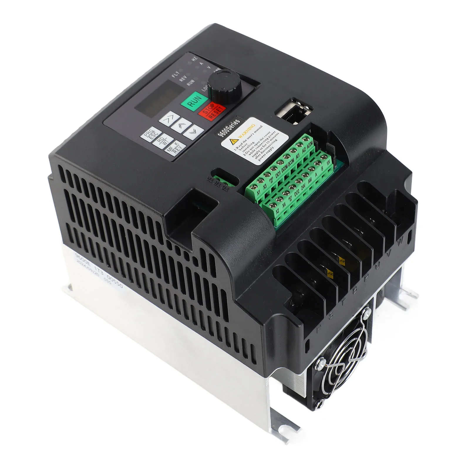 Frequency Inverter 5.5kw Inverter Frequency Drive Inverter ABS Motor Frequency Converter Single Phase 220V to 3 Phase 380V 5.5kw