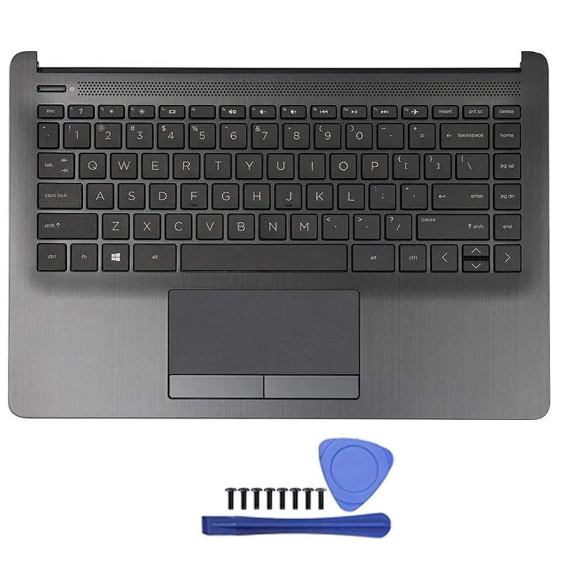 NEW For HP Pavilion 14-CF 14S-C 14-DF 14S-DF 14-DK 14S-CR Laptop Palmrest Upper Case US Keyboard Touchpad L24818-001 L23491-001