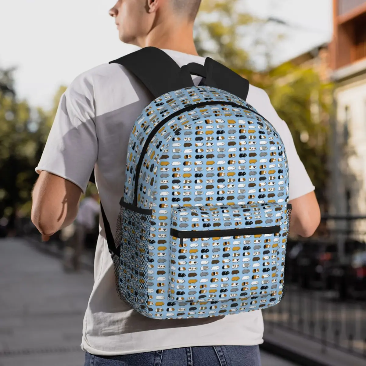 

Guinea Pig Student Backpack School Bag Hiking Travel Daypack for Men Women Fashion Bookbag Shoulder Bags