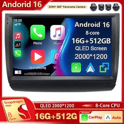 Android 16 Car Radio Multimedia Player For Toyota Prius 20 2002 - 2009 Auto Carplay Car Stereo DSP wifi+4G Ai voice 2 Din BT Gps