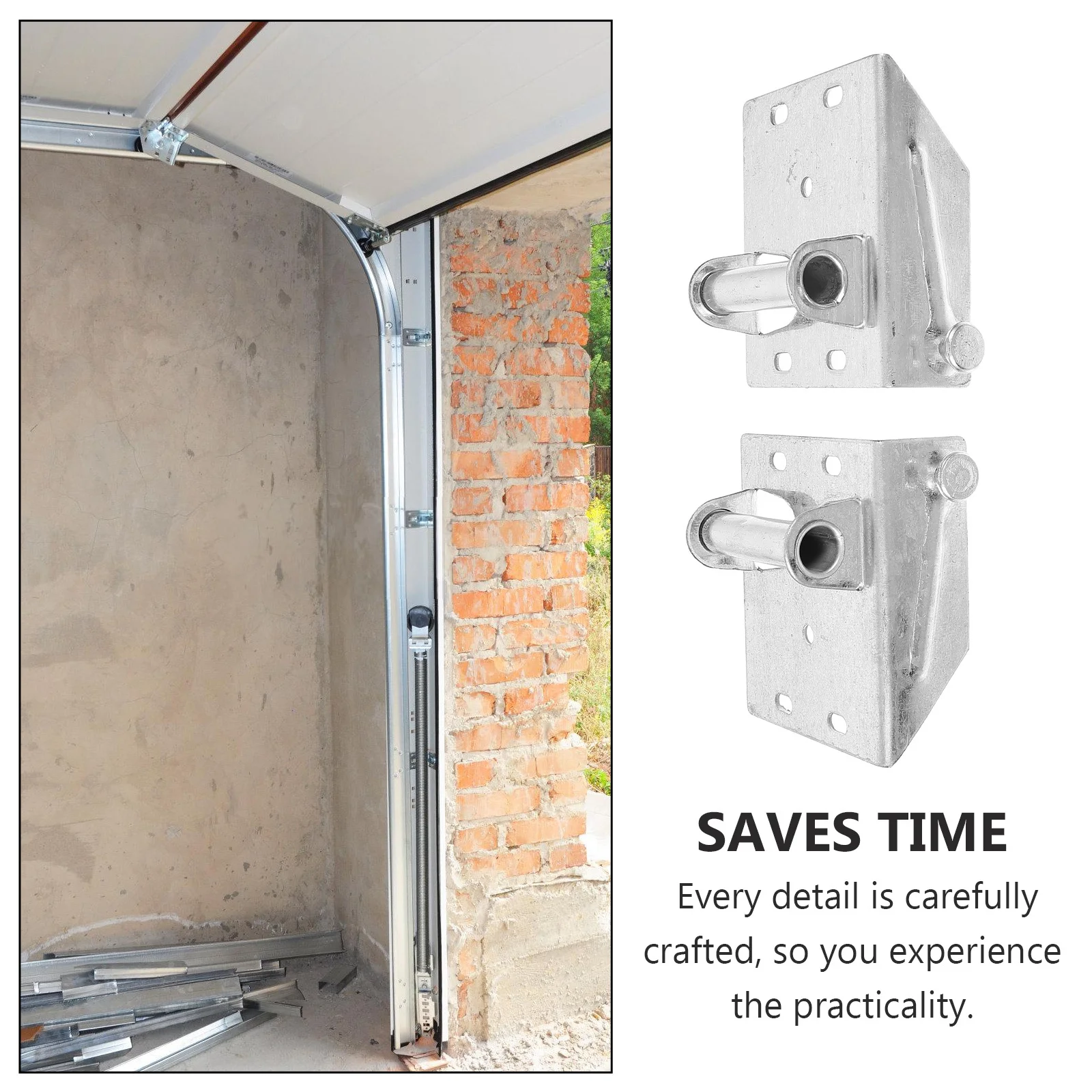 1 زوج باب المرآب المفصلي الحديد القسم السفلي استبدال للأبواب السكنية رفع قوس باب المرآب أجزاء الأجهزة الأسطوانة #1