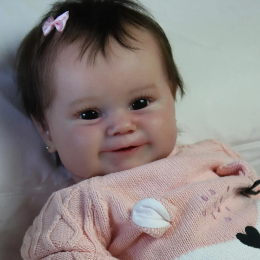 Soft Full Body Silicone Reborn Toddler Girl Doll Maddie Princess Doll 3D Skin Multiple Layers Painting Visible Veins