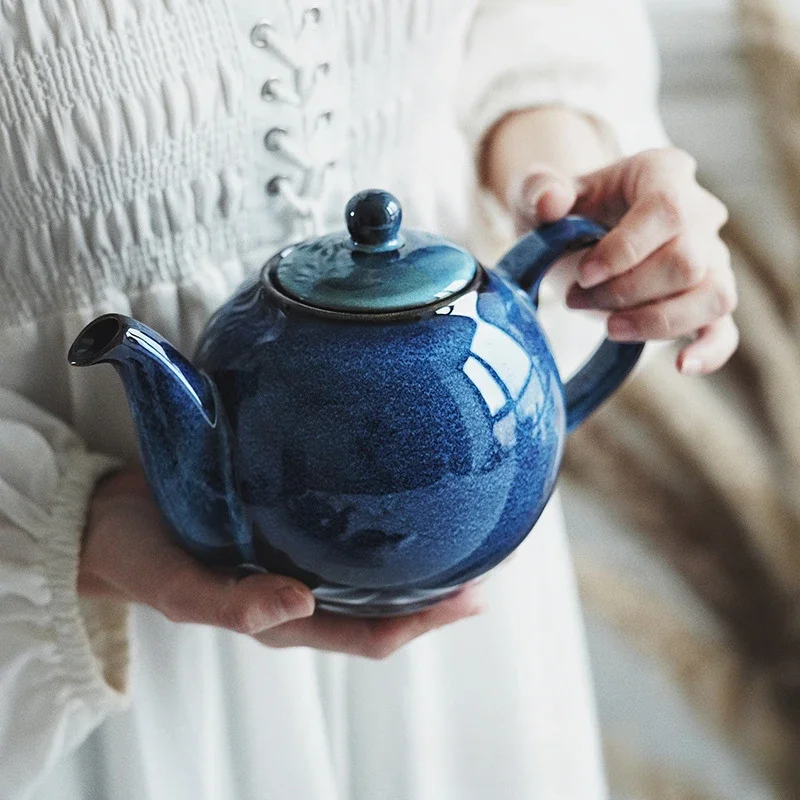 

Japanese Retro Ceramic Teapot Creative Coffee Pot English Afternoon Teapot Home Bar Decoration Drinkware Household Water Bottle