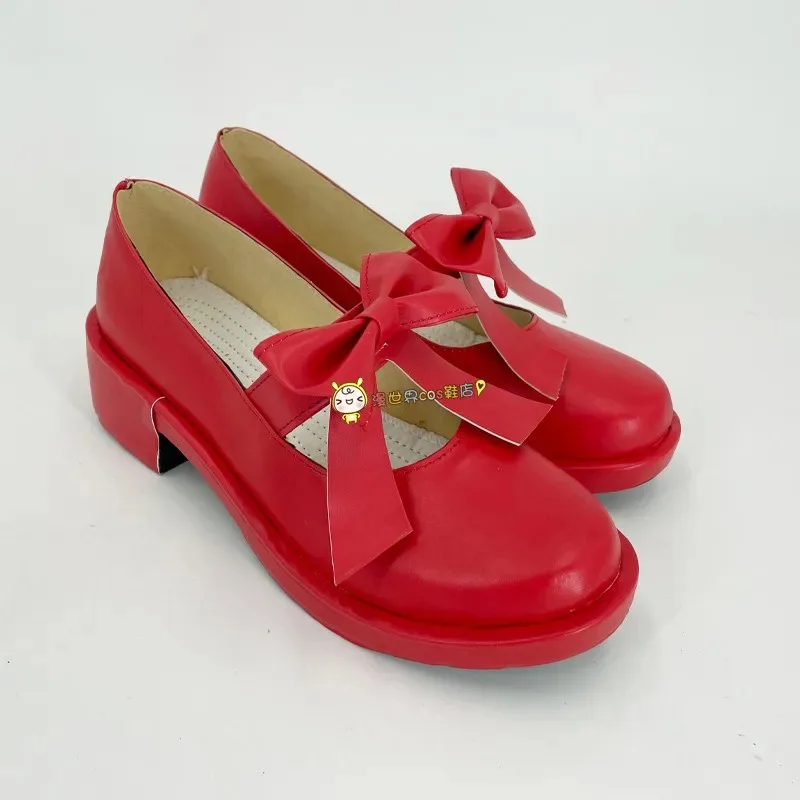 

2025 11 Cardcaptor Kinomoto Sakura Shoes Women Men Red Game Anime Cosplay High Heels