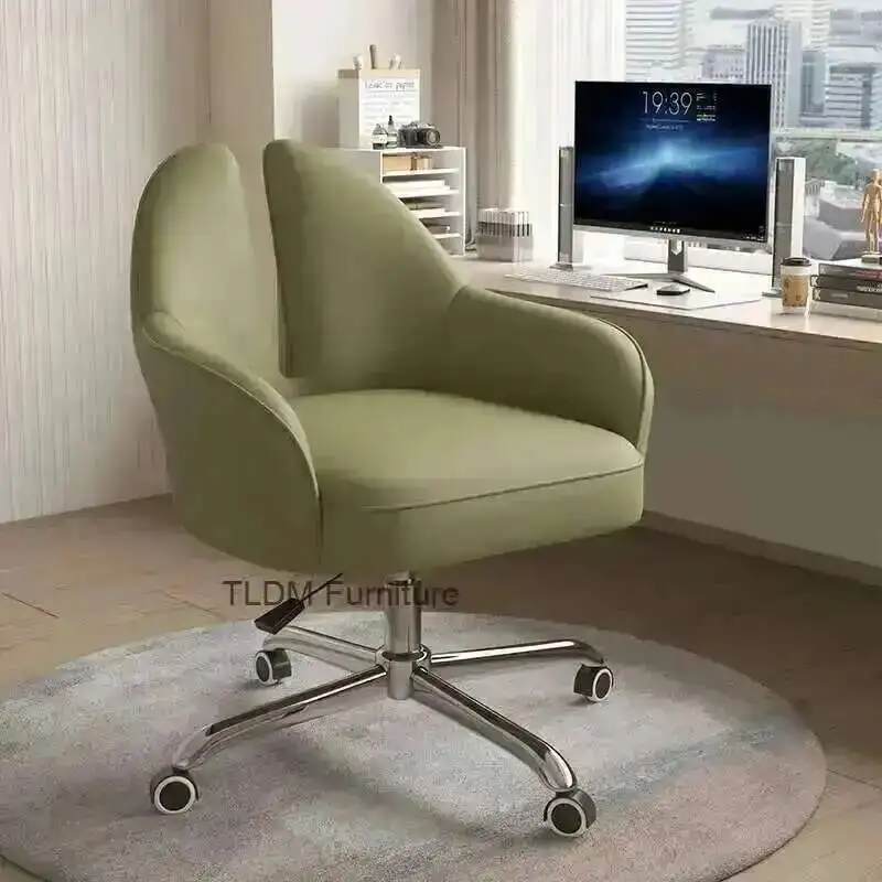 Office Chairs Desk Designer Rolling Lounge Computer Chair Desk Comforter Кресло Для Дома Sedia Ufficio