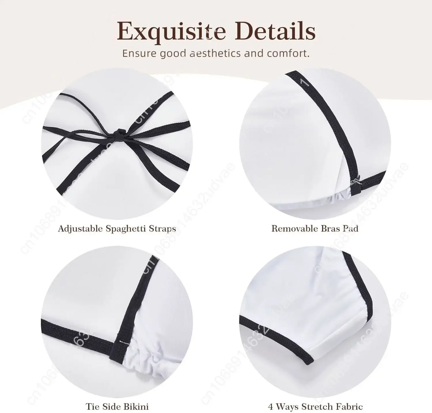 Luipaardprint Halter Triangle Tie Side Bikini Set Tweedelige badpakken voor dames