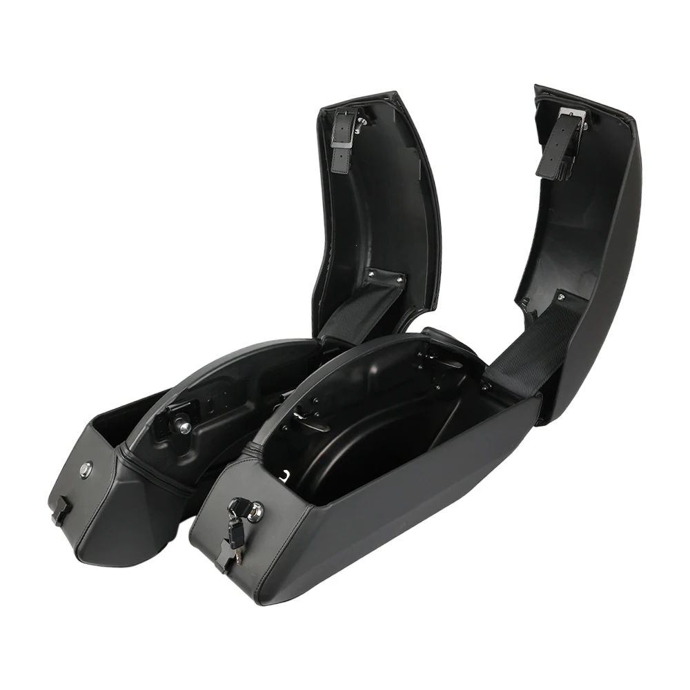 Quick Release ‎Semi Rigid Saddlebags Side Box And Mounting Spools Kit For Indian Scout Sixty ABS 100th Anniversary 2015-2024