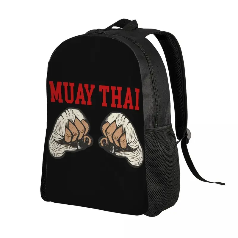 Custom Muay Thai Combat Workout Backpacks  Water Resistant School College Thailand Kickboxing Boxing Bag Printing Bookbags